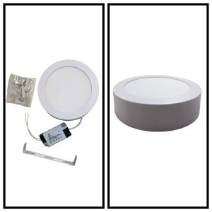 FOCO S/P PARA TECHO CIRCULO 6W LED BLANCO FRIO/CALIDA