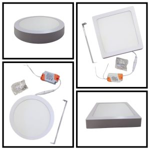 FOCO S/P PARA TECHO 12W LED BLANCO FRIO/CALIDA