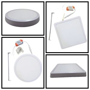 FOCO S/P PARA TECHO 18W LED  BLANCO FRIO/CALIDA