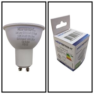 AMPOLLETA LED GU-10 6.5W/4000K MEGABRIGHT