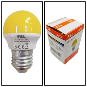 FSL AMPOLLETA G45 2W AMARILLO