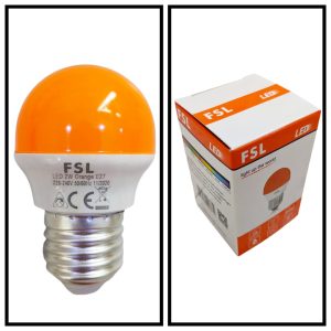 FSL AMPOLLETA G45 2W ORANGE NARANJA