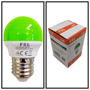 FSL AMPOLLETA G45 2W VERDE
