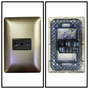 ENCHUFE SIMPLE BIPASO 10/16A CAFE LINEA 49 STANFORD