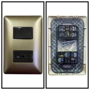 INT.9/12+ENCHUFE 10A LINEA 49 CAFE STANFORD