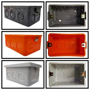 CAJA 5/8 10 ENTRAD.OREJA METAL.P/HORM.C/BCO.