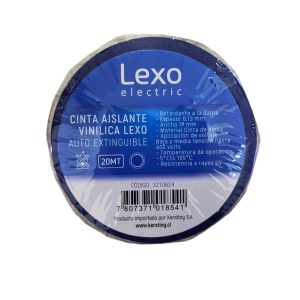 CINTAS DE PVC LEXO 3/4 X 20 YDS AZUL