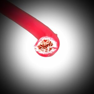 MTS CABLE TBS EVA 4 MM ROJO