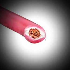 MTS CABLE TBS EVA 2.5 M/M ROJO