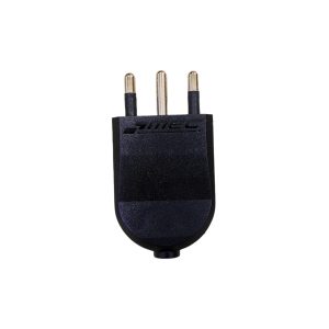 ENCHUFE MACHO PLANO S/RECTA 16A 2P+T NGRO.