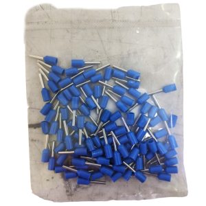 BOLSA 100 UNIDADES FERRULES E7508 AZUL 20 AWG