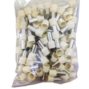 BOLSA 100 UNIDADES FERRULES E1012 LECHOSO 7 AWG