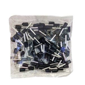 BOLSA 100 UNIDADES FERRULES E1508 NEGRO 16 AWG