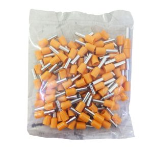 BOLSA 100 UNIDADES FERRULES E4009 NARANJO 12 AWG