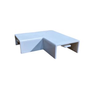 CURVA 90 PLANA 20 X 10 X 1 BLANCO