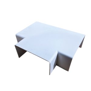 CURVA T PLANA P/100 X 50 X 1 BLANCO