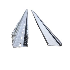 CANALETA 40 X 40 RANURADA GRIS X 2 MTS