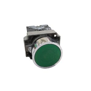 PULSADOR VERDE 22 MM 1 NO